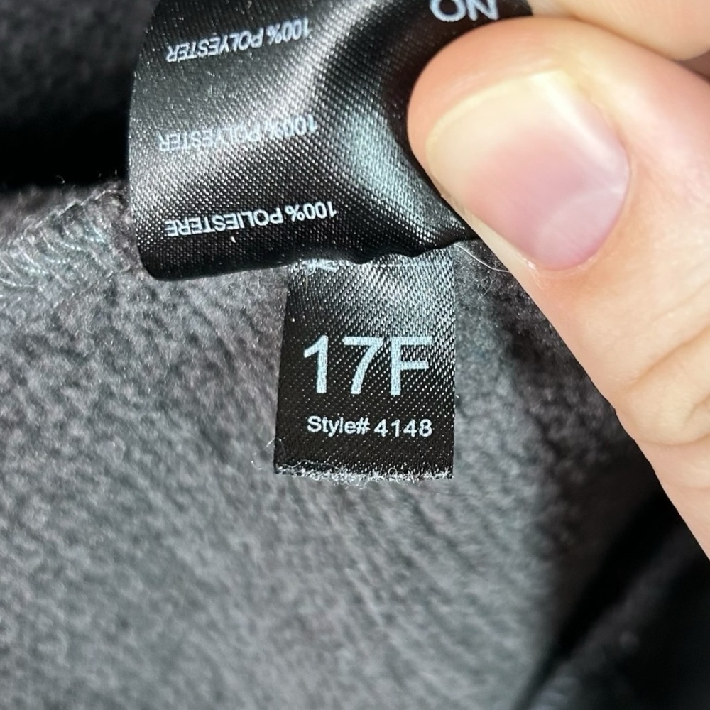 Kuhl Black Hooded Zip-Up Jacket with Light Gray Sherpa Lining - Picture 9 of 10